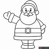 Santa Claus Coloring Page  Easy Drawing Guides sketch template