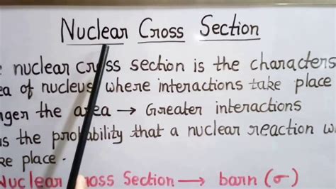 Nuclear Cross Section & Specific Activity of Radioactive Substance - YouTube