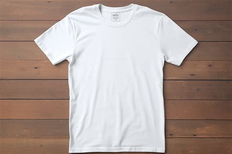 White T-shirt Mockup Graphic by Illustrately · Creative Fabrica