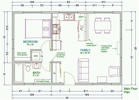 20X30 guest house plans … | Pinteres…