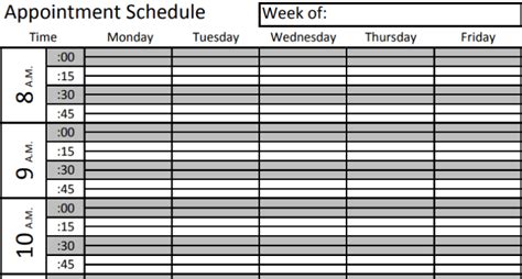 Printable Salon Appointment Book Template for 2024 | zolmi.com