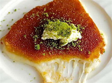 Knefe Bi Jibin or Kunafa with Cheese Recipe - Whisk