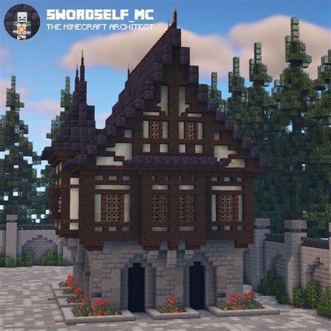 Medieval mansion inspired by German half-timbered architecture ...