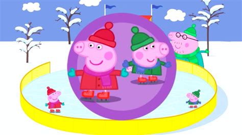 Peppa Pig Ice Skating - Game For Kids - YouTube