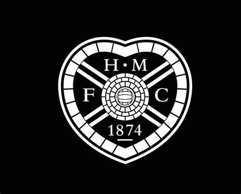 Heart of Midlothian FC Club Logo Symbol White Scotland League Football ...