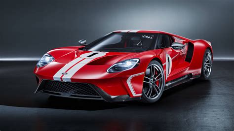 Download Red 2005 Ford GT Wallpaper | Wallpapers.com