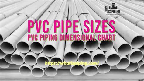 PVC Pipe Sizes: PVC Piping Dimensional Chart – What Is Piping