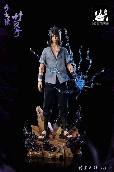 ZH Studio 1/6 NARUTO Final Valley Uchiha Sasuke Resin Statue ...