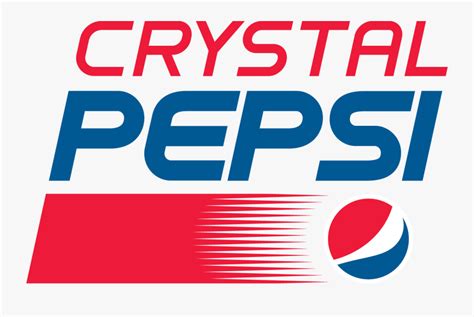 Old Crystal Pepsi Logo , Free Transparent Clipart - ClipartKey