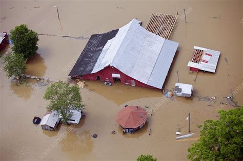 Mississippi River floods, 2011 - Stock Image - C014/5129 - Science Photo Library