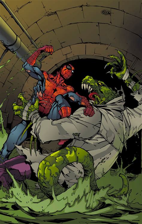 Spider-Man VS Lizard Aug. 27 2014 by Timothy-Brown | Marvel spiderman, Spectacular spider man ...