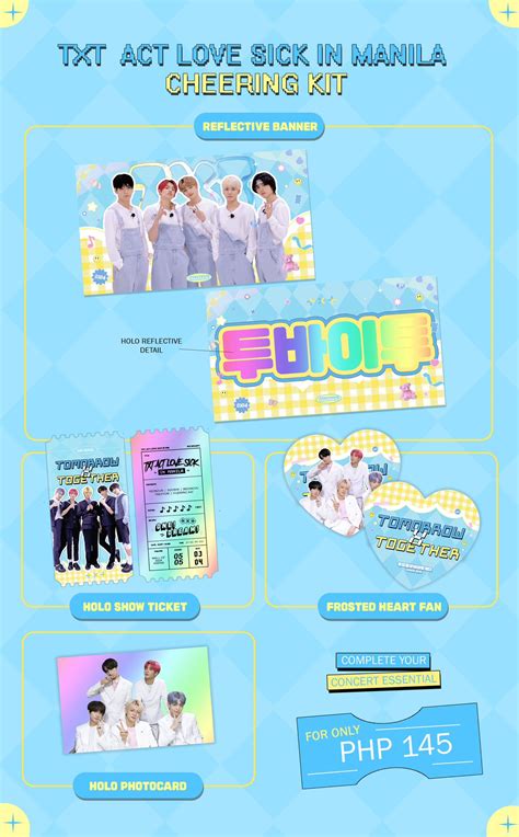 april 🧸 saw txt & svt ! on Twitter: "[ batch 2 ] txt act love sick in manila concert goods • ot5 ...