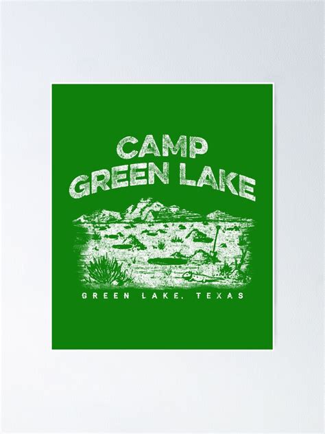 "Camp Green Lake (Variant) Holes" Poster for Sale by huckblade | Redbubble