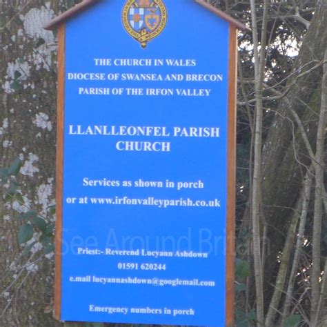 Pictures of Llanlleonfel Parish Church, Garth, Beulah Road, Llanllyfni, Llangammarch Wells ...