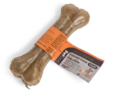 Petface Natural Rawhide Pressed Bone Dog Chew 11cm | Spark Shopping