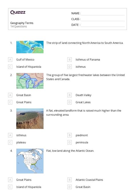 50+ Geography worksheets for 5th Grade on Quizizz | Free & Printable