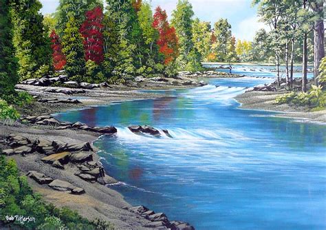 Yakima River Painting by Bob Patterson