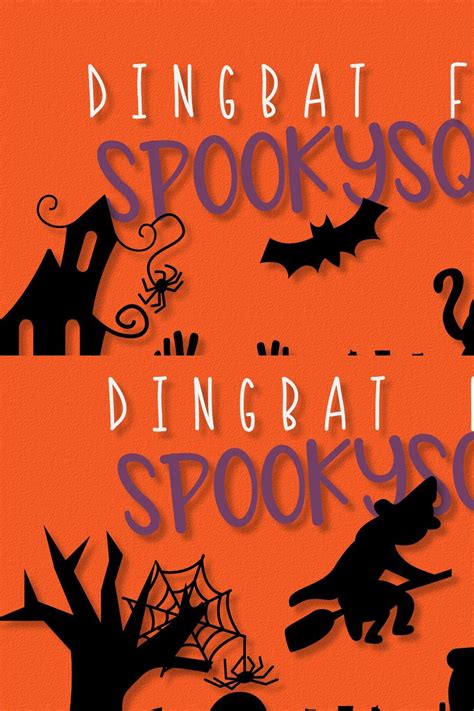 SpookySquad - Halloween Dingbat Font – MasterBundles