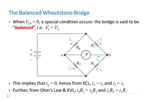 Balanced Wheatstone Bridge