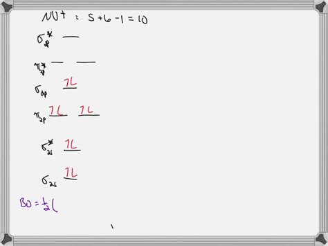 SOLVED: Use the following molecular orbital electron configuration ...