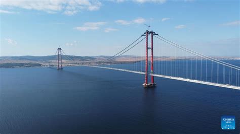 Turkey inaugurates 1st bridge over Dardanelles Strait-Xinhua