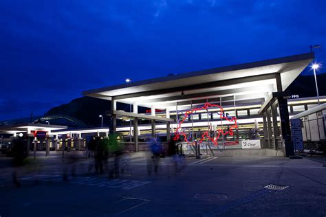 Bahnhof / Train station (CHUR, Graubünden / Grisons, Schweiz ...