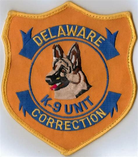 Delaware DOC K9 | Department of corrections, Patches, Police patches