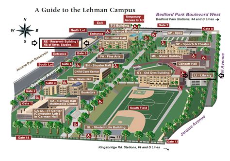 Campus maps - HSAS Library Website - Research Guides at CUNY Lehman College