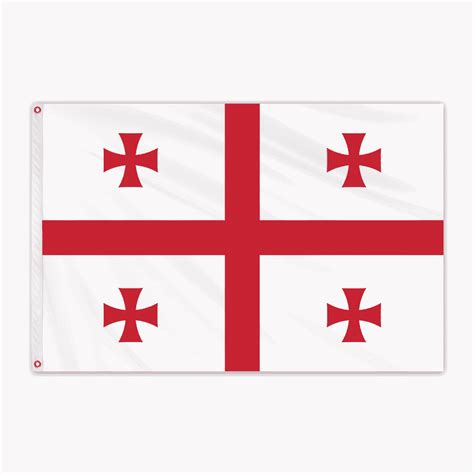 Georgia Country Outdoor Basic Polyester Flag 3'x5' - FlagCo.com