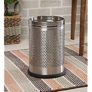 PARASNATH Stainless Steel Perforated Open Dustbin - Silver, 5 L (7"X10" Inch) | Price History