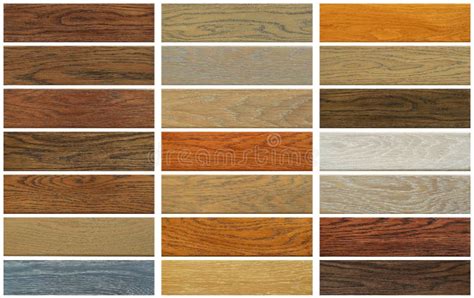 Collection of Boards Made of Different Types of Wood Stock Photo ...