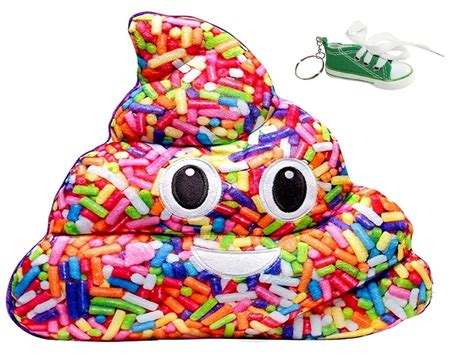 Emoji Poop 25" X-Large Plush Sprinkles Poop Pillow & Keychain Multi-Pack Gift - Walmart.com ...