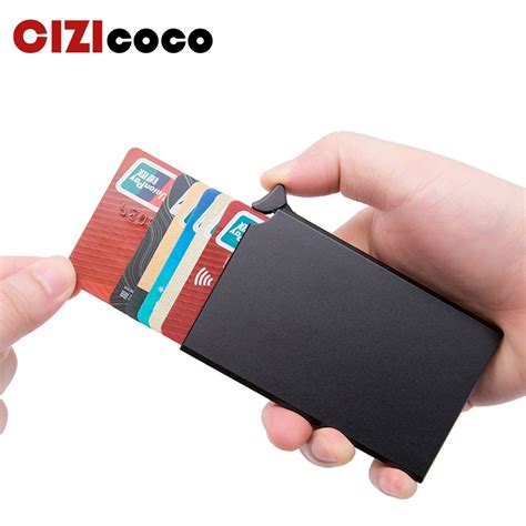 RFID-Anti-theft-Smart-Wallet-Thin-ID-Card-Holder-Unisex-Automatically ...