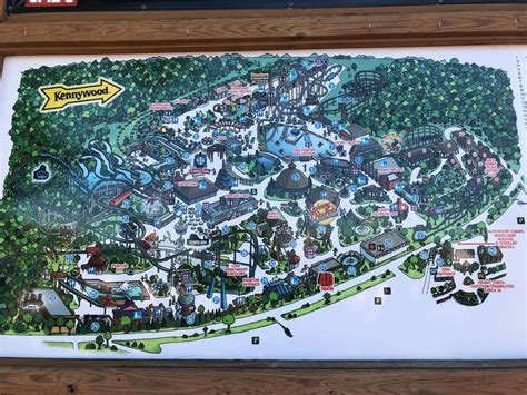 Printable Kennywood Park Map