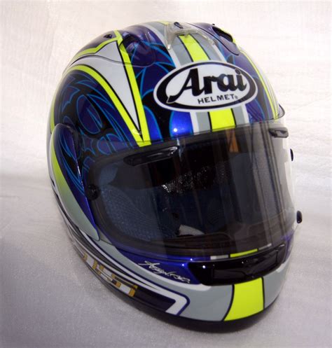 samurai‐bikers: Arai Racing Helmet RX-7 RR4 Sete Gibernau Official replica Telefonica Movistar HONDA