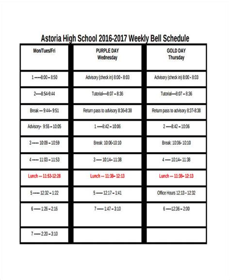 8+ Bcchs Bell Schedule - EvereEvyenia