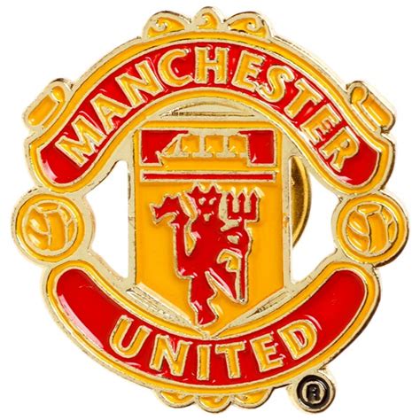 Manchester United Team Badge Logo Pin | United Direct