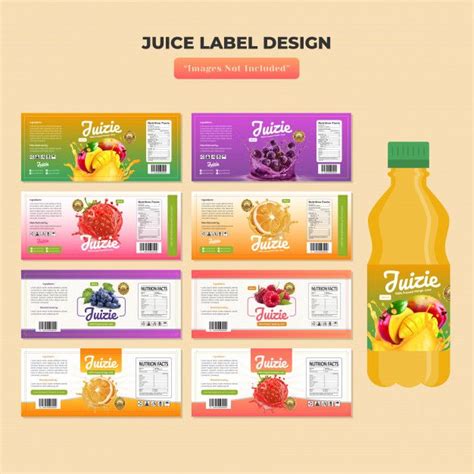 Juice Label Template Free