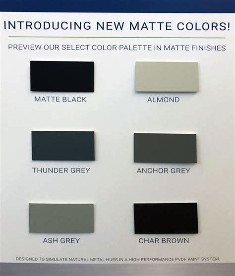 Matte Colors | ATAS International, Inc.