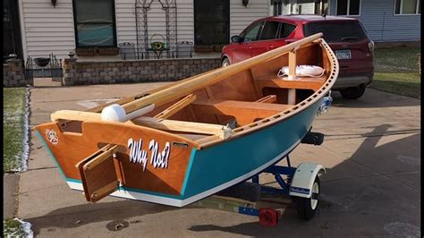 Goat Island Skiff Launch Wisconsin - Greg and Leigh's boat. - YouTube