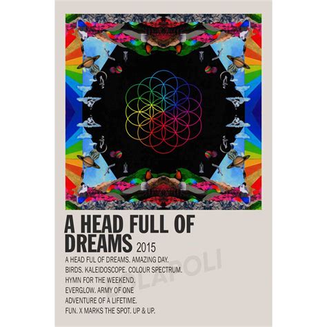 Jual Poster Cover Album A Head Full of Dreams - Coldplay | Shopee Indonesia