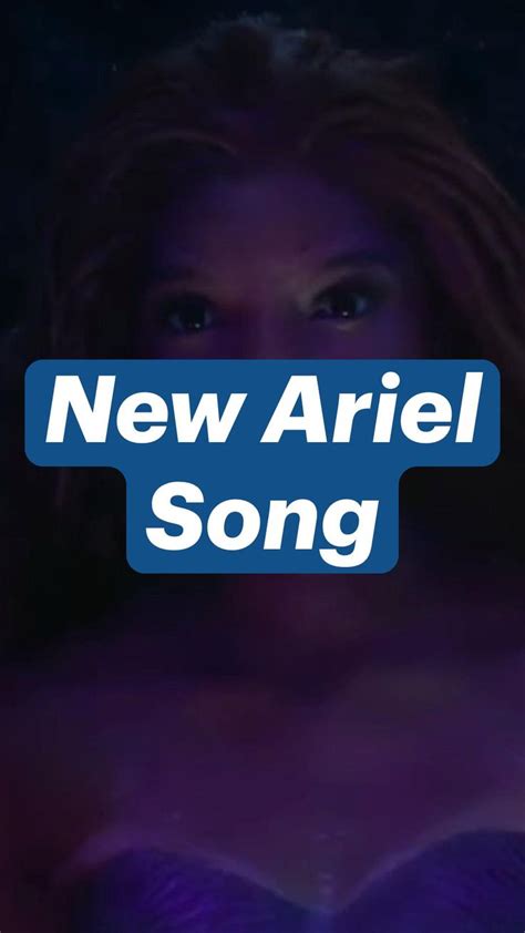 New Ariel Song in 2023 | Disney fun facts, Songs, Ariel