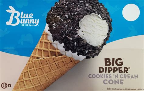 Blue Bunny - Big Dipper Cookies N Cream - Super Star Ice Cream