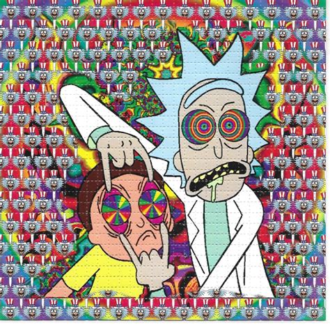 Big Rick LSD Blotter Art Psychedelic Acid Free Paper - Etsy