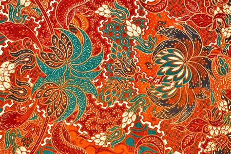 The beautiful of art Malaysian and Indonesian Batik Pattern — Stock Photo © badins #78832396