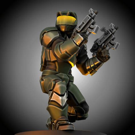 Halo 2 Master Chief styling. : r/HeroForgeMinis