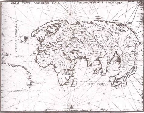 Mapa del Mundo Antes del Descubrimiento de América