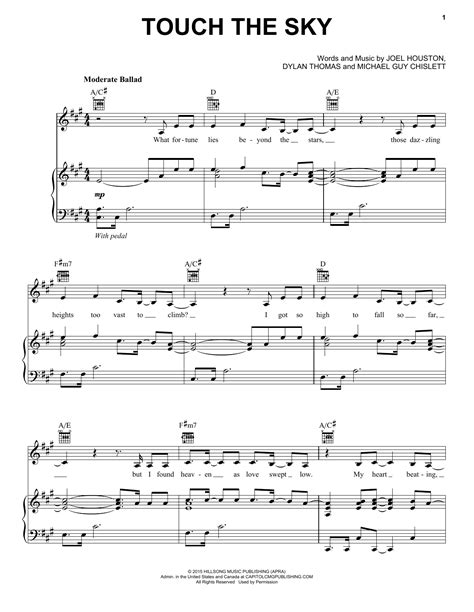 Touch The Sky | Sheet Music Direct