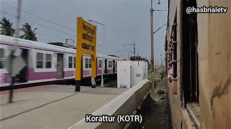 Korattur Railway Station | KOTR | Korattur | கொரட்டூர் | Southern ...