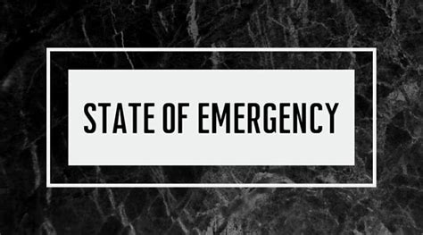 State of Emergency